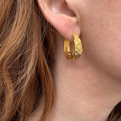 Rustike statement øreringe