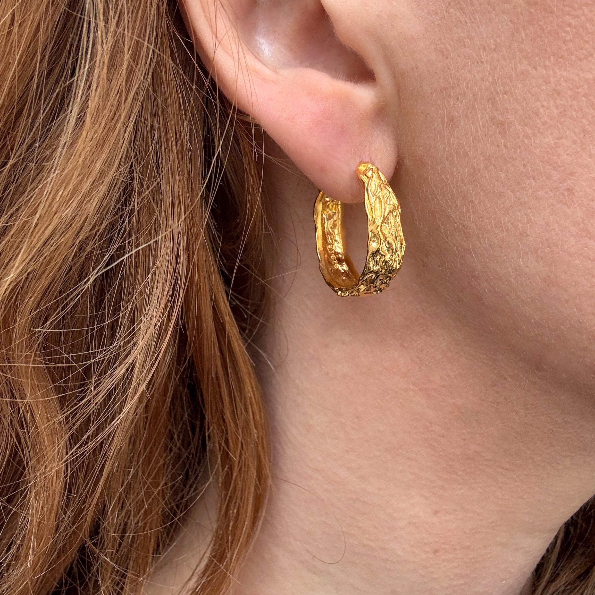 Smält guld dubbelset 23,5 mm