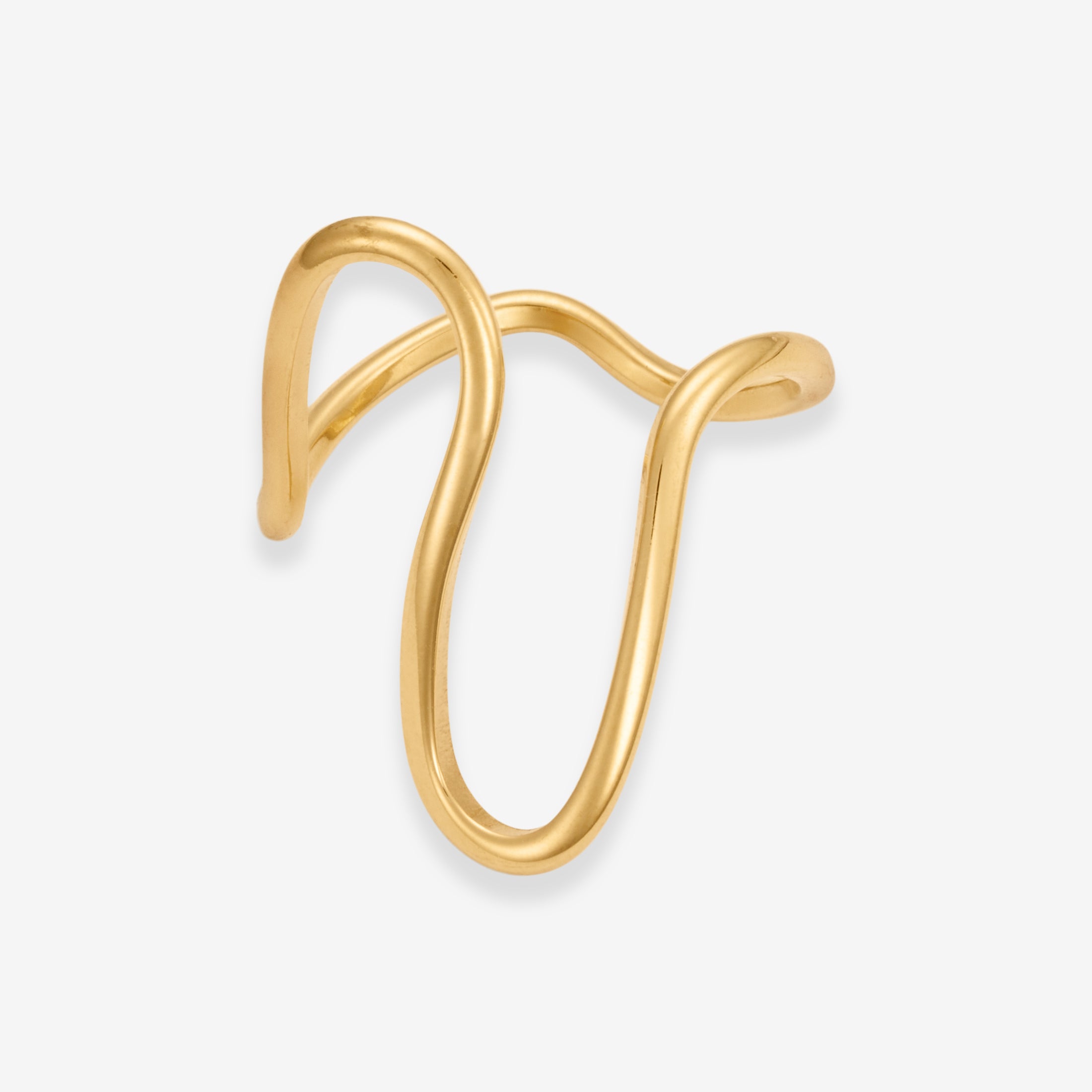 Våglinjering Förgylld