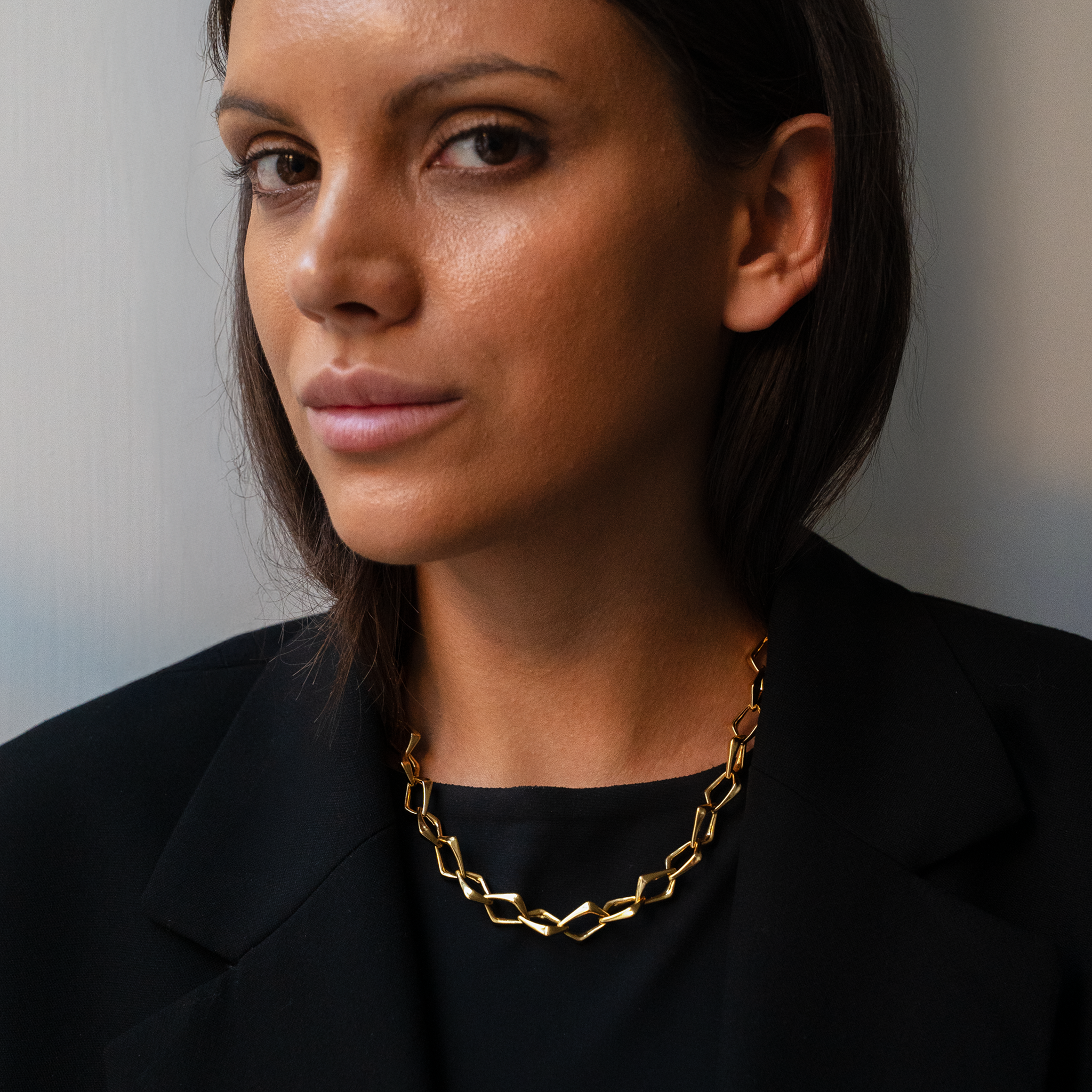 Chunky Halsband Förgyllt