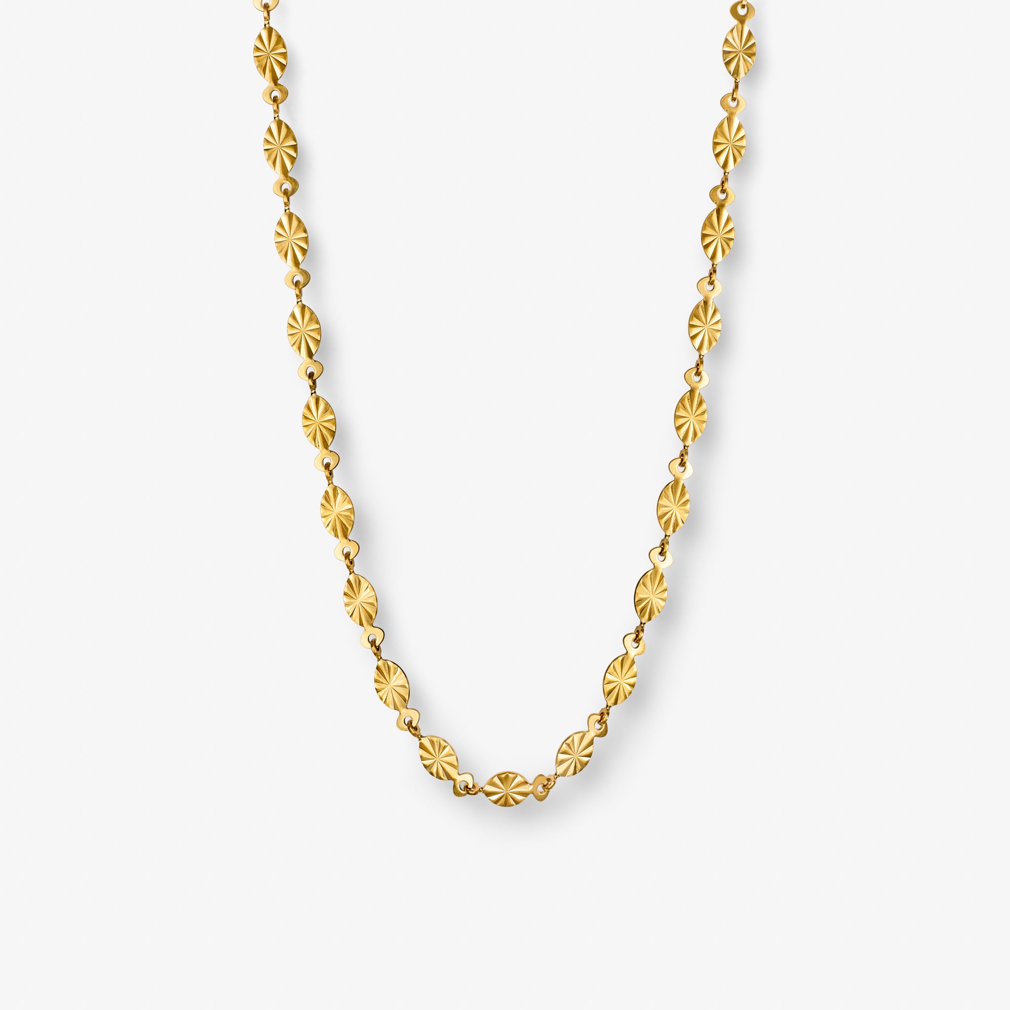 Sun Halskæde i guld