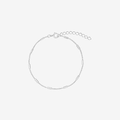 Cable Bar Armbånd i sølv