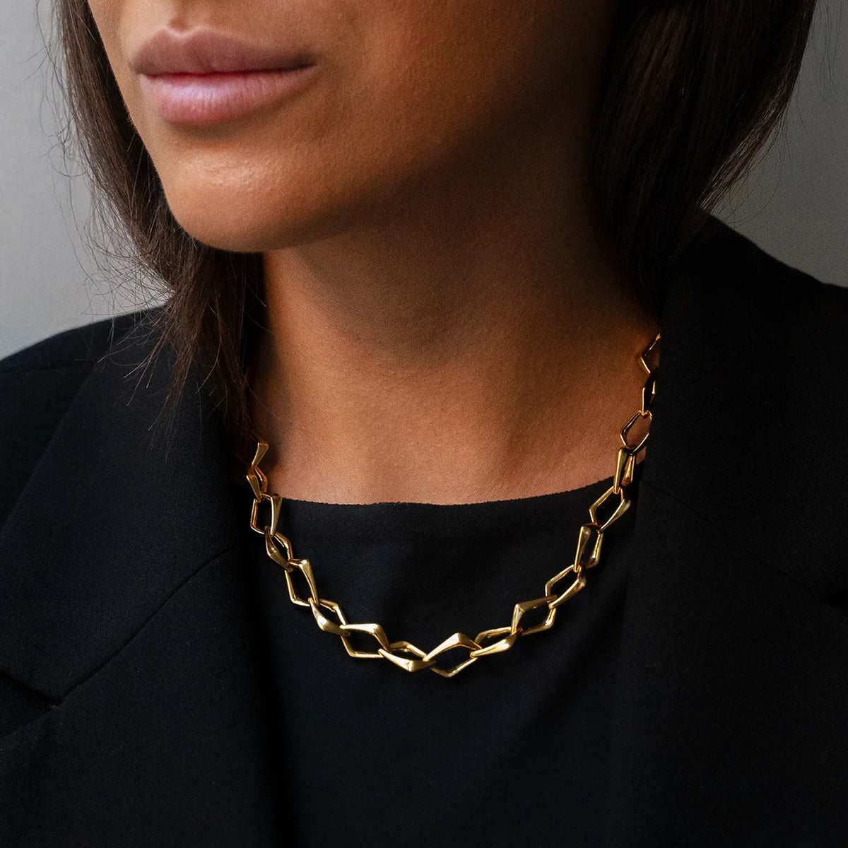 Chunky Halsband Förgyllt