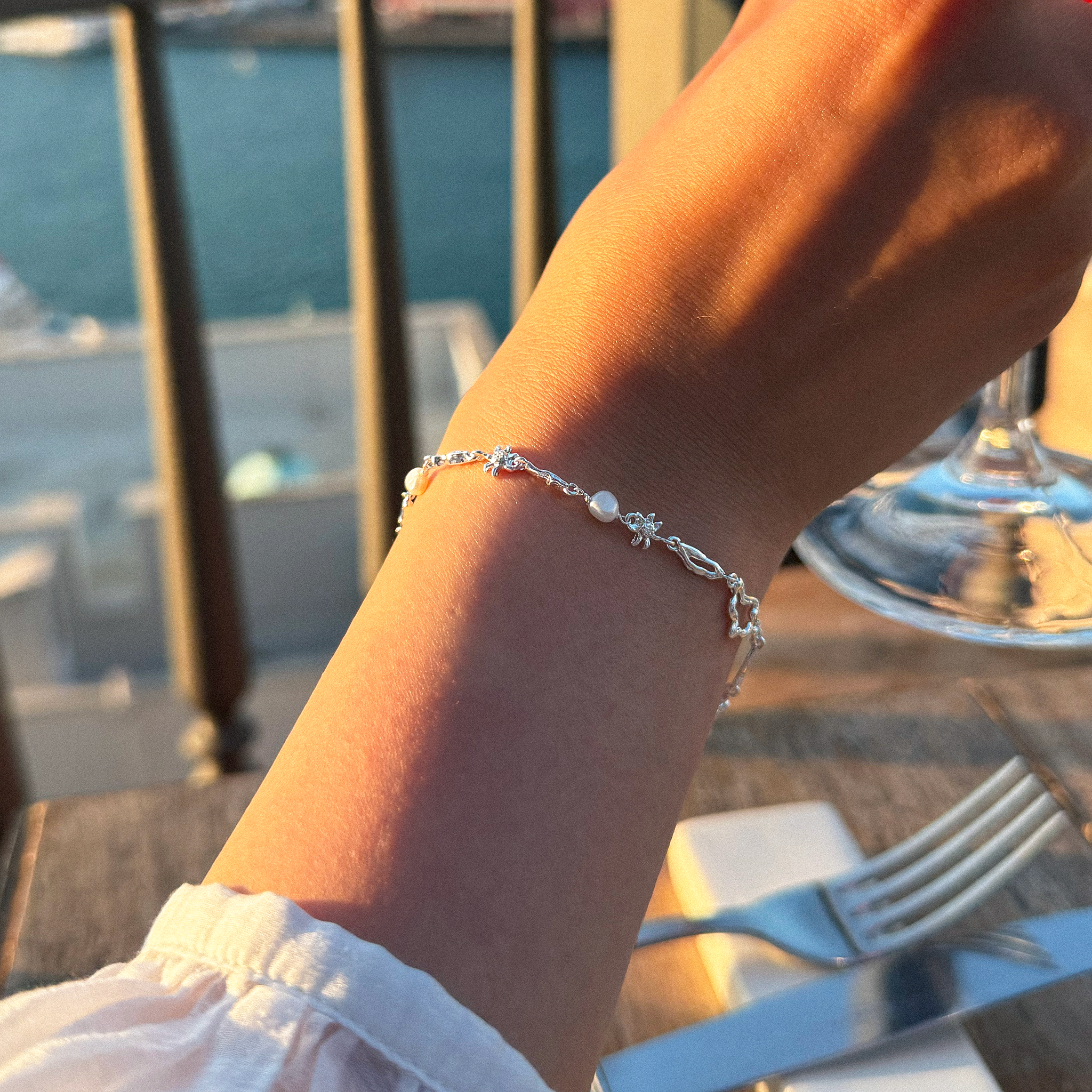 Solis Pärlarmband Förgyllt