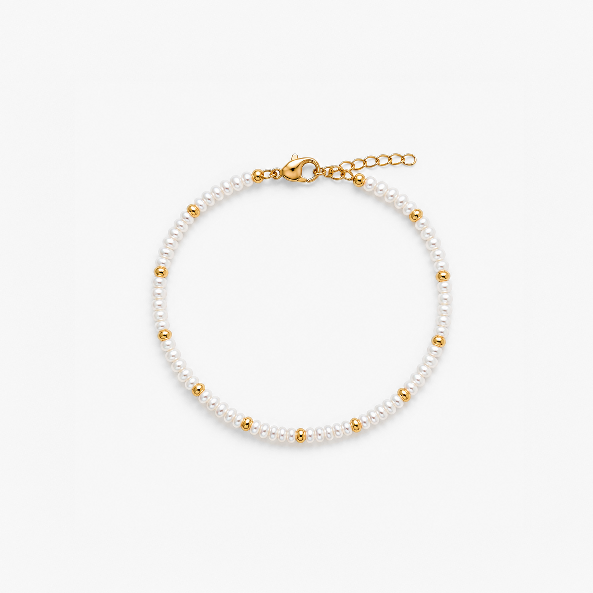 Dot Bead Armband Förgyllt