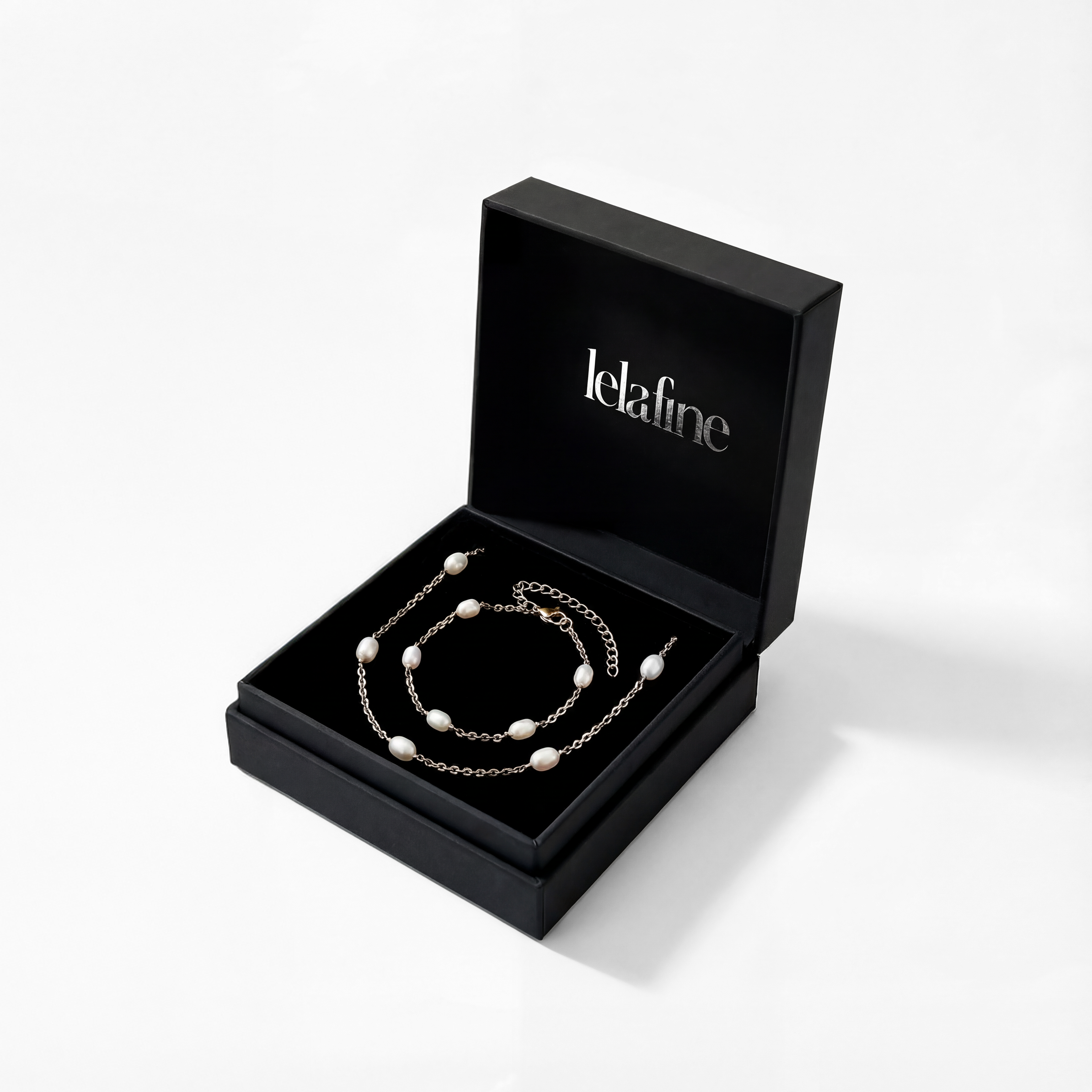 Prickig Pärlarmband Försilvrad