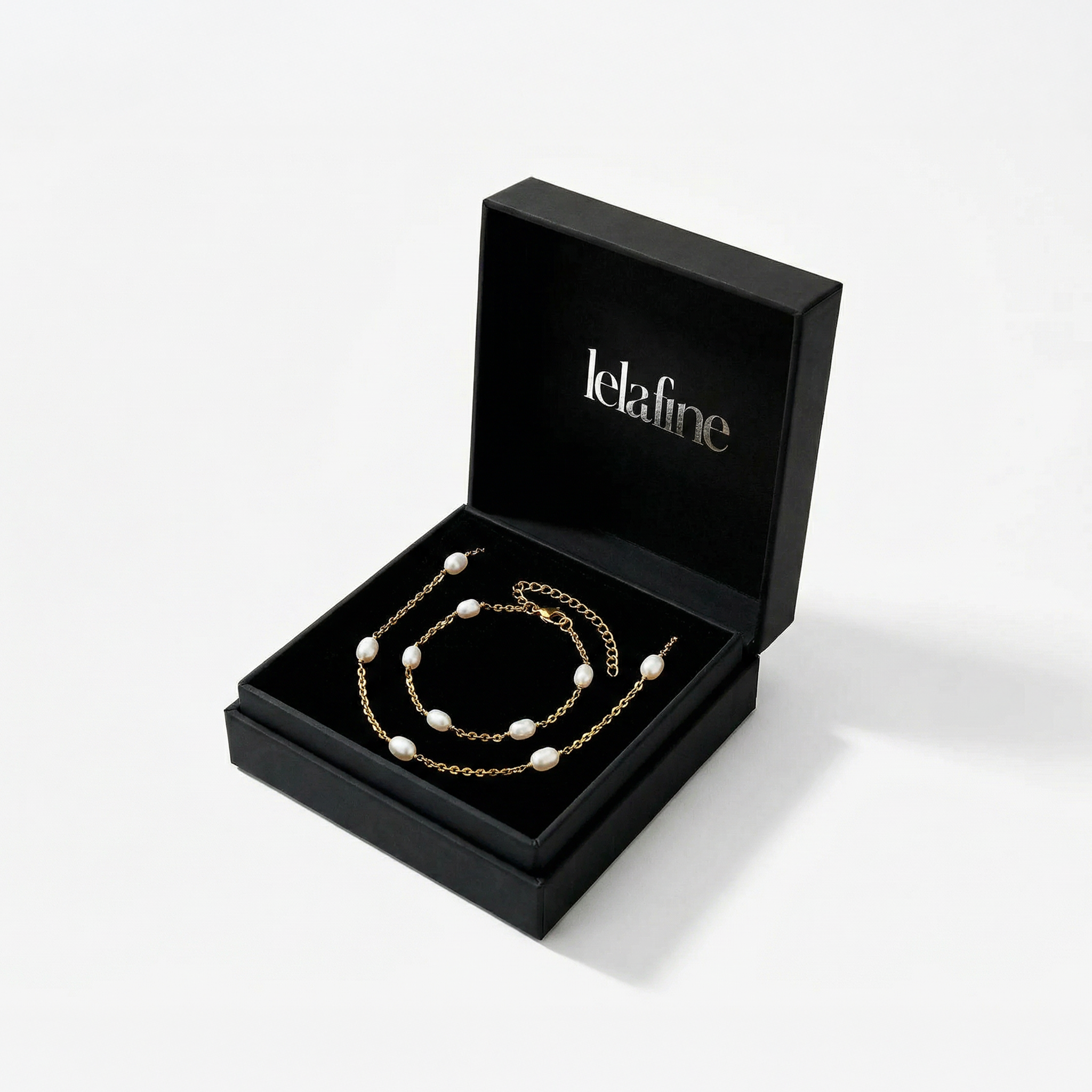 Dot Bead Armband Förgyllt