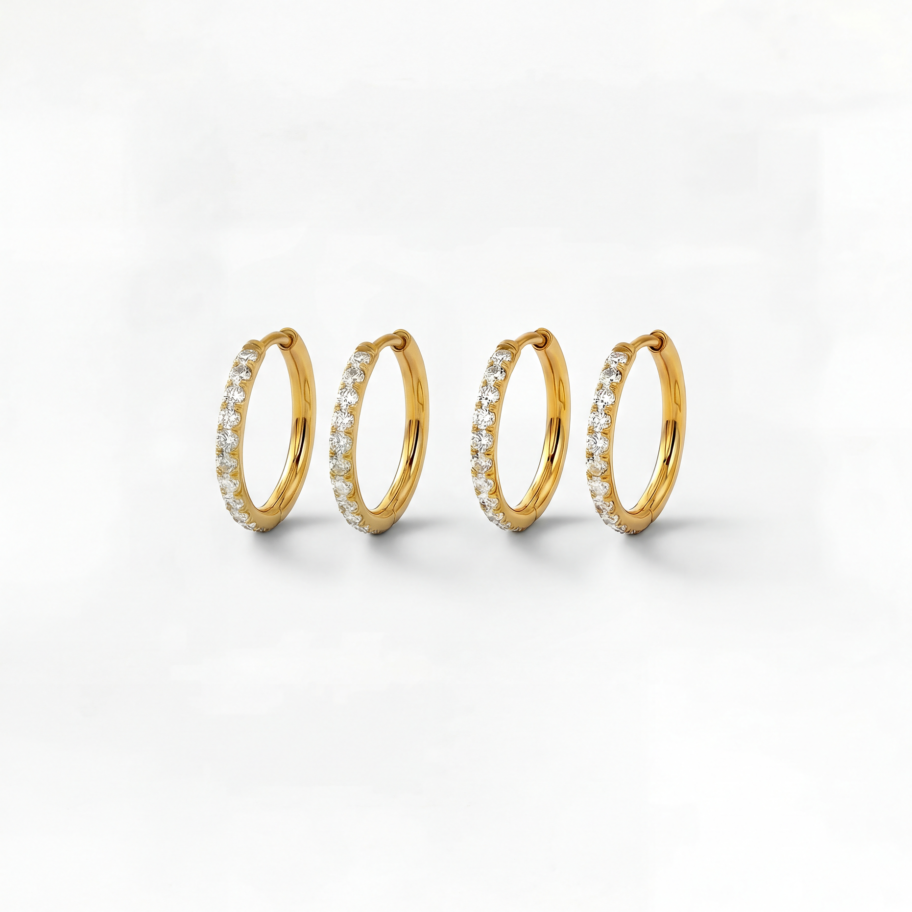 Kristall Dubbelset 14 mm