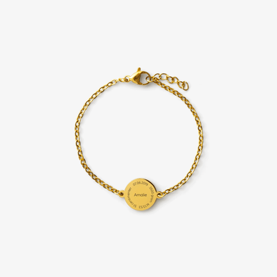 Rundt armbånd med Indgravering