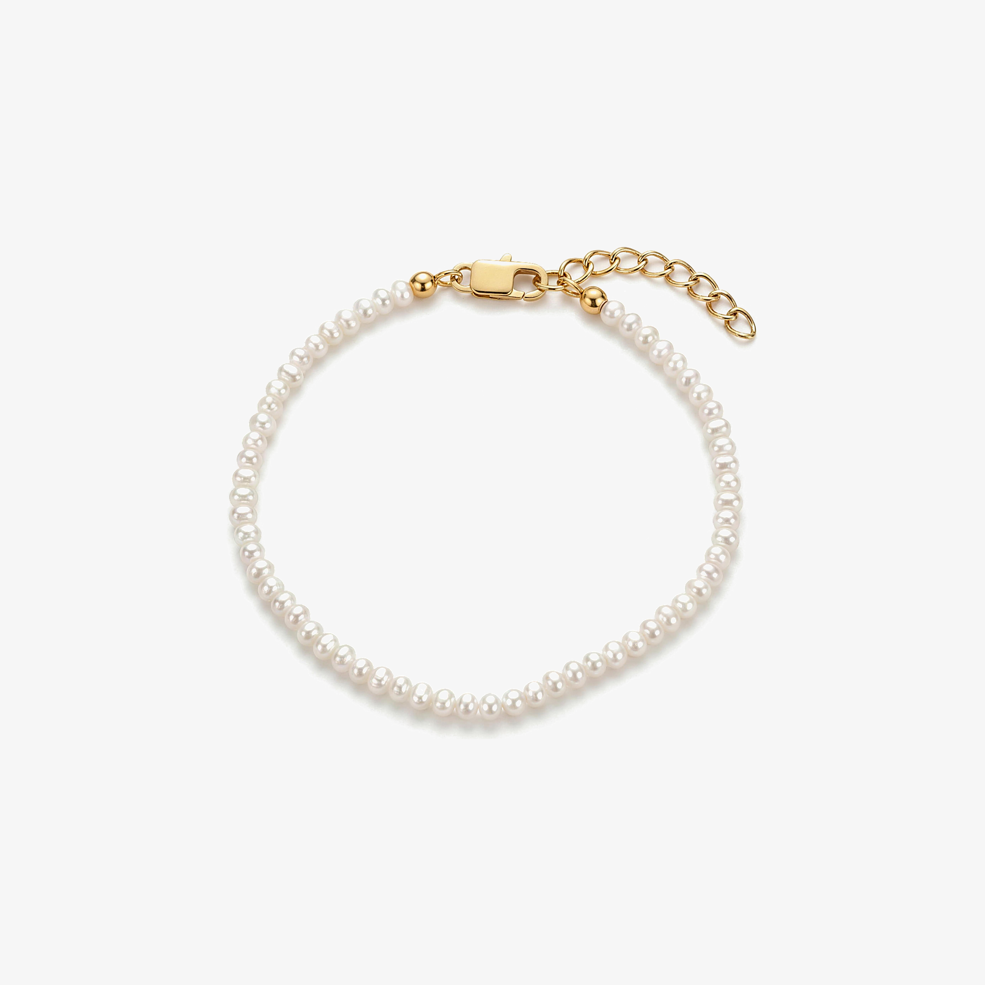 Dot Bead Armband Förgyllt