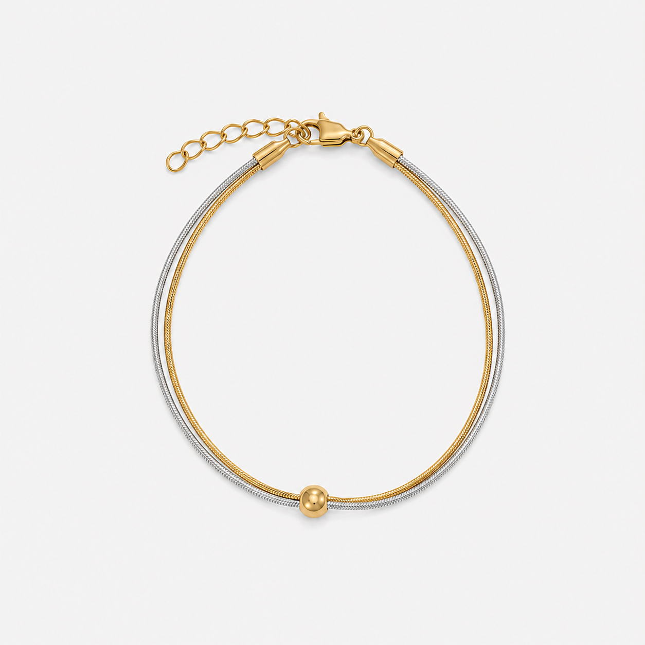 Trinity Crystal Armband Silver