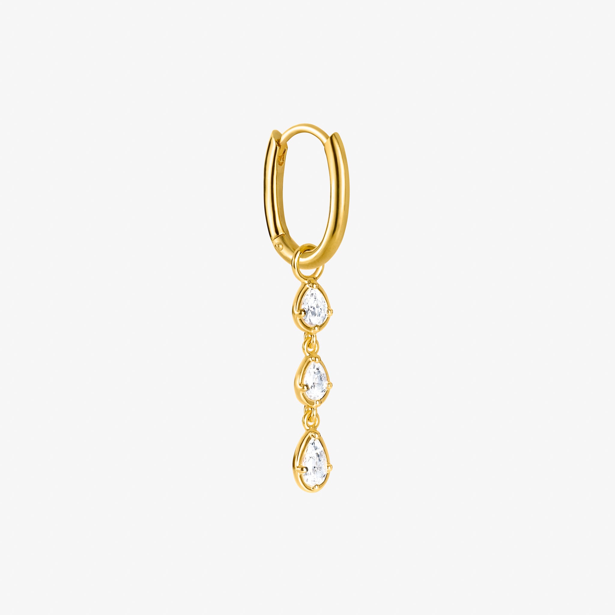 Essential Hoop och Flow Drop guldpläterad