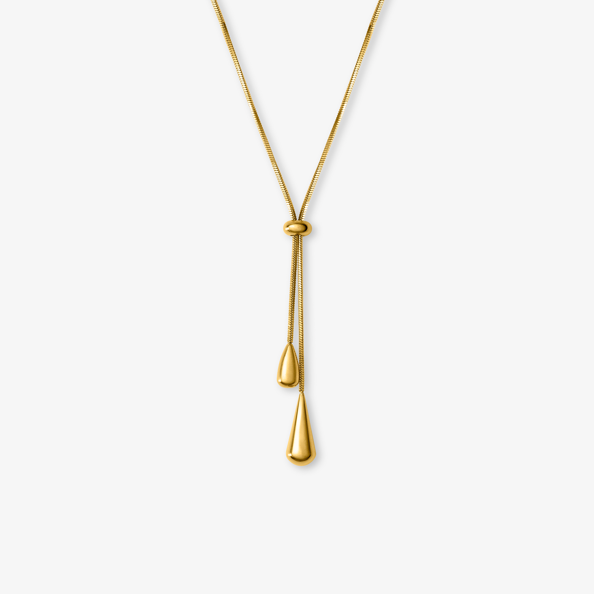 Justerbart Slider Halsband Förgyllt