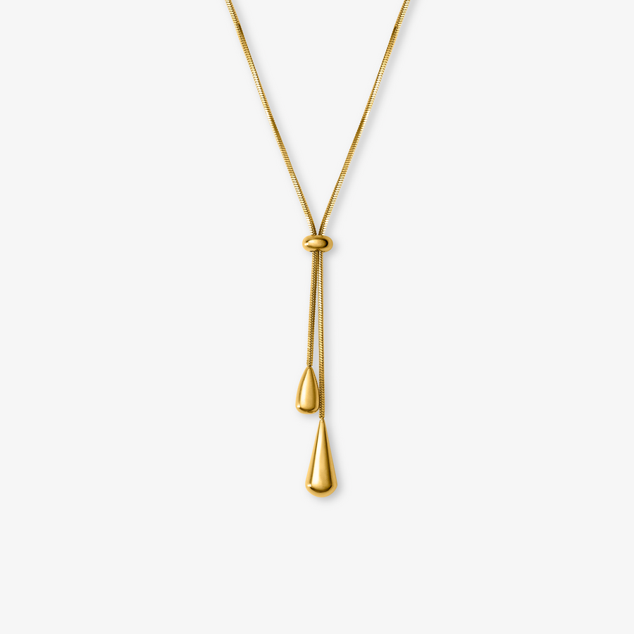 Justerbart Slider Halsband Förgyllt