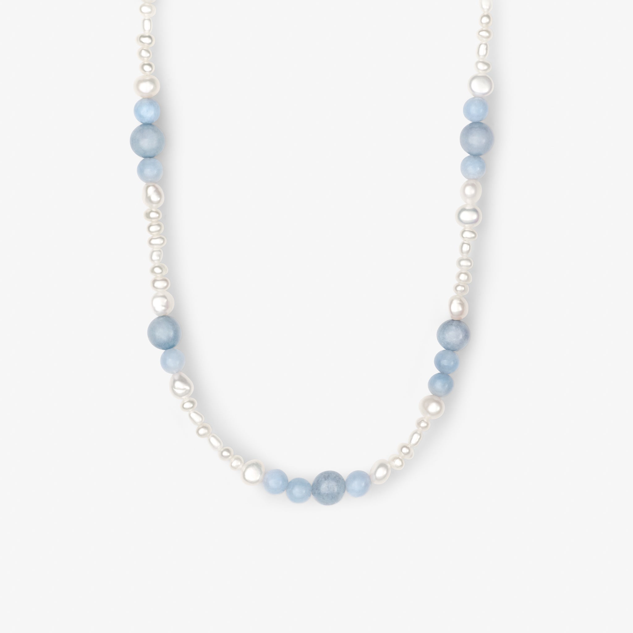 Halsband med atlantiskt sötvattenspärlor