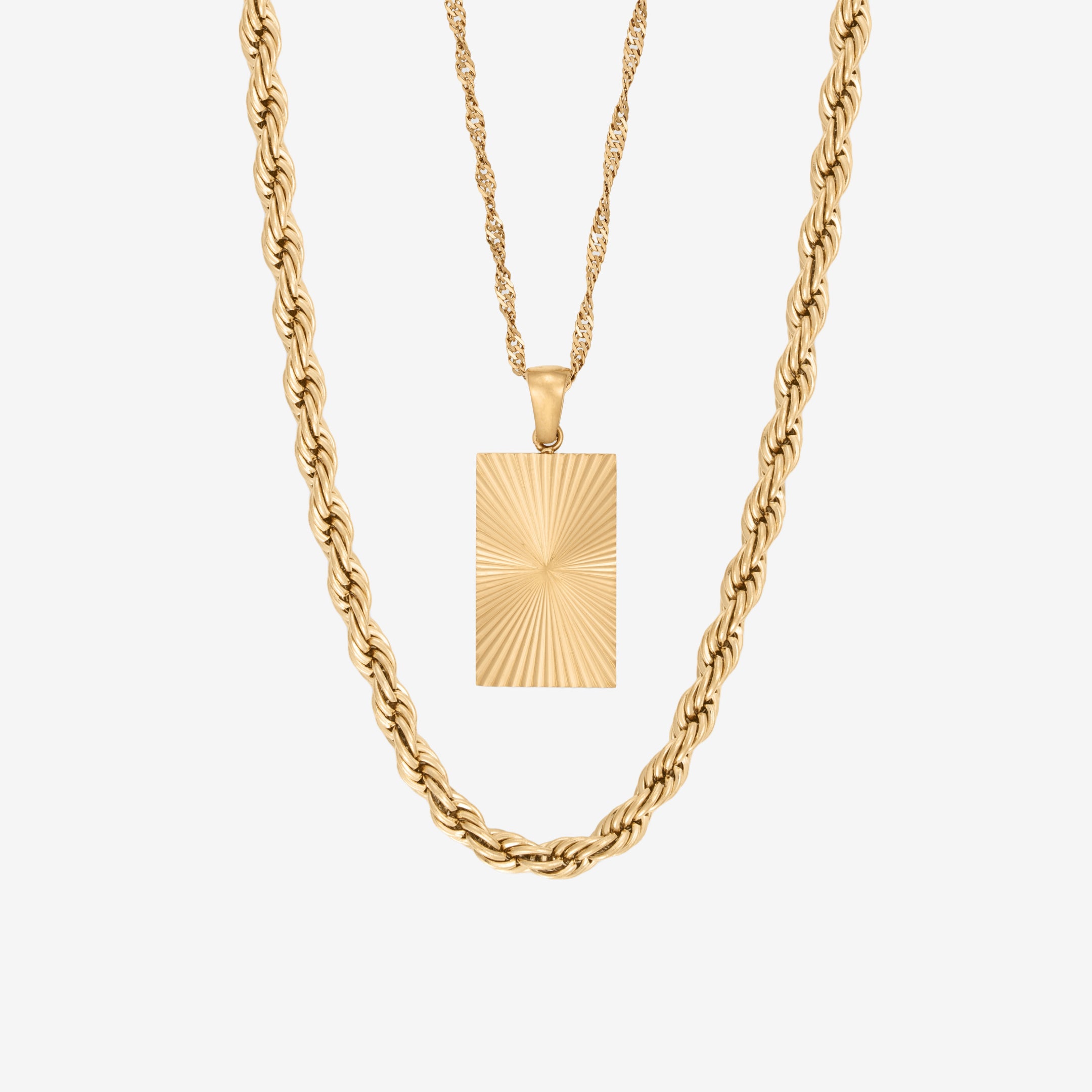 Rep- och solhalsbandset: 2 halsband