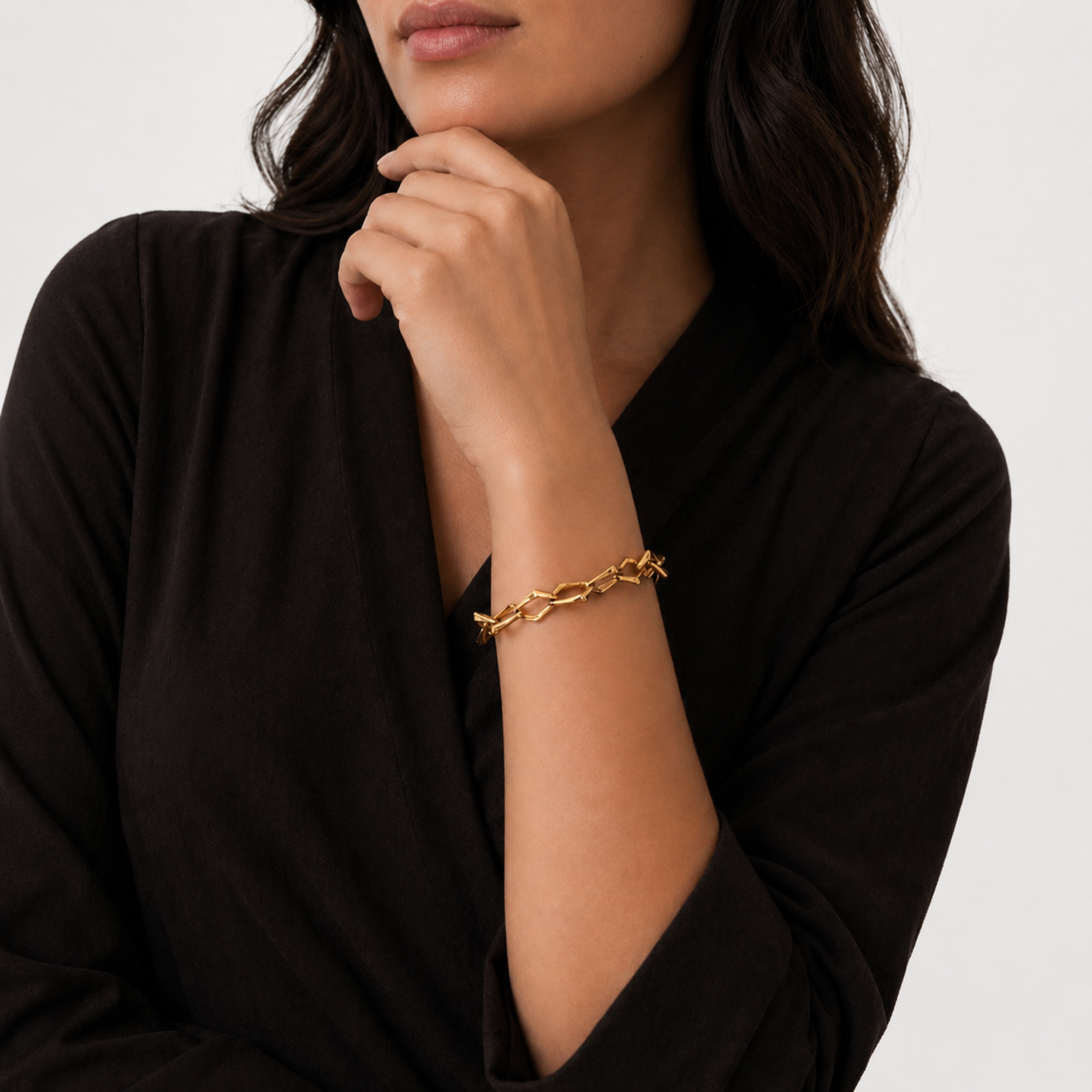 Chunky Armband Förgyllt