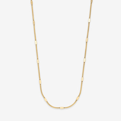 Flat Dot Halskæde i guld 